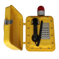 industrial telephone with visual signals and audible alarms for corrosive and hazardous areas